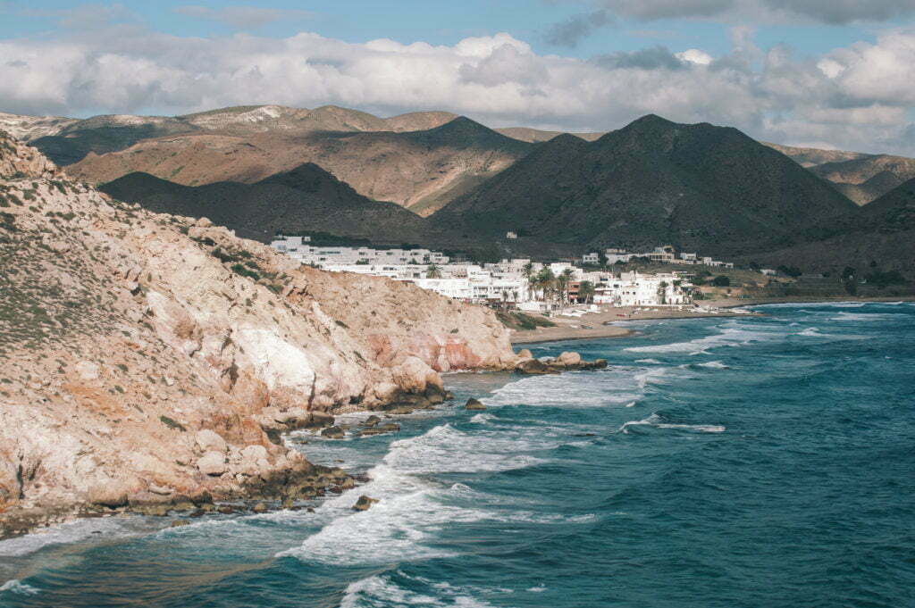 The coasts of Spain in winter