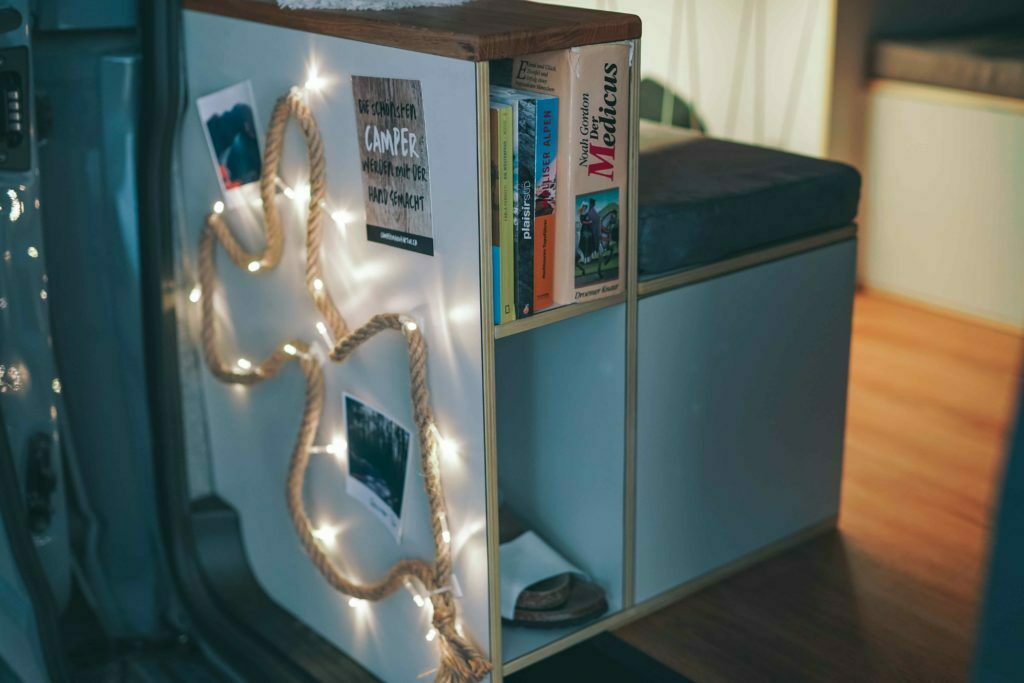 Must-have: chain of lights in the camper