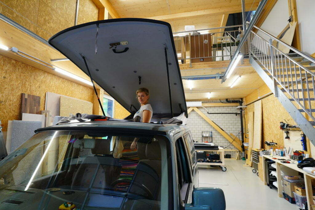 Opzione VW T4 Cabrio o Opensky per il tetto sollevabile